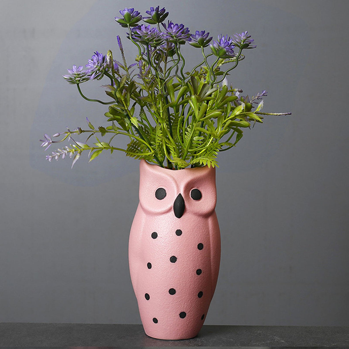Flower Pots Nordic Modern Vase Decoration Owl Decorative Ceramic Desktop Crafts Ornament