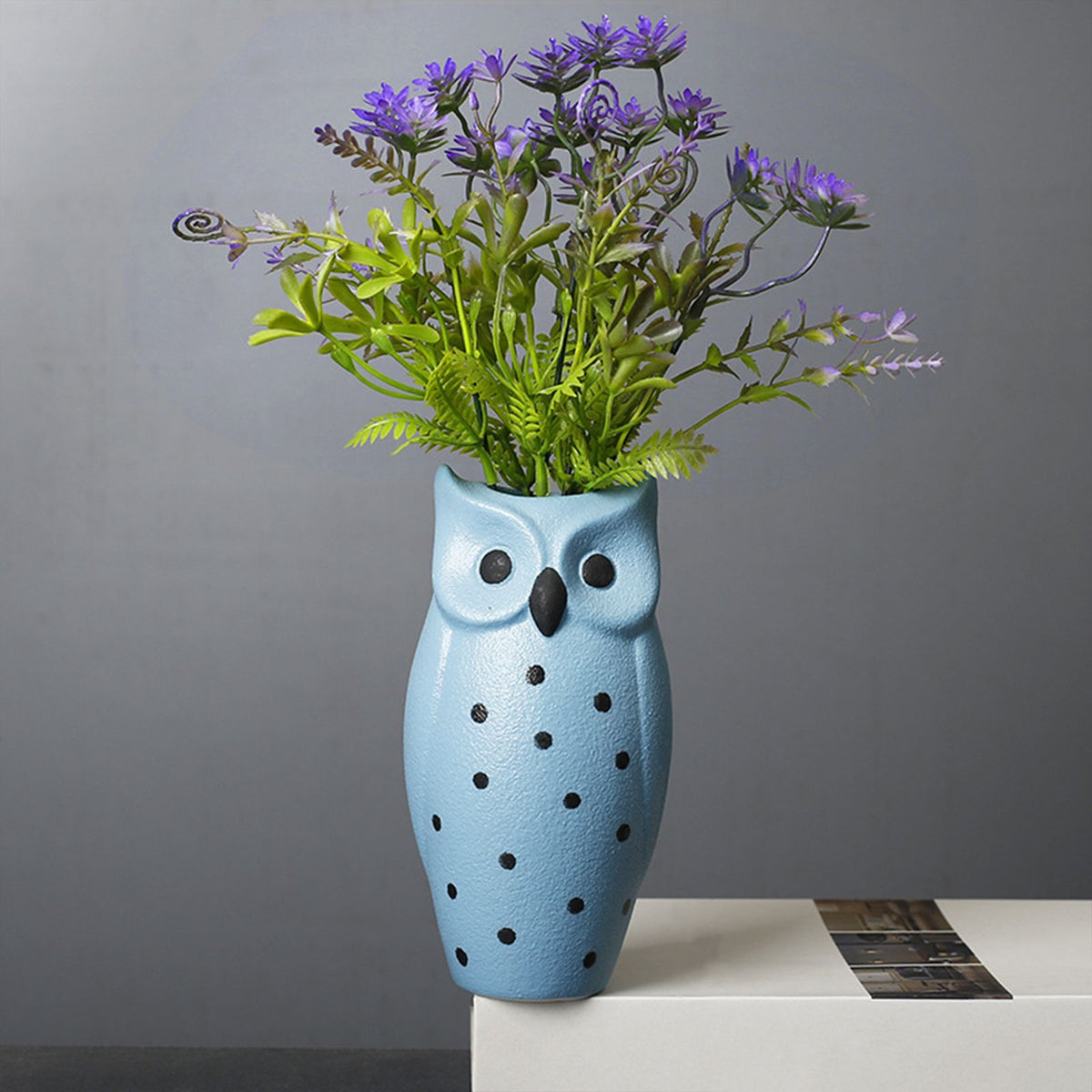 Flower Pots Nordic Modern Vase Decoration Owl Decorative Ceramic Desktop Crafts Ornament