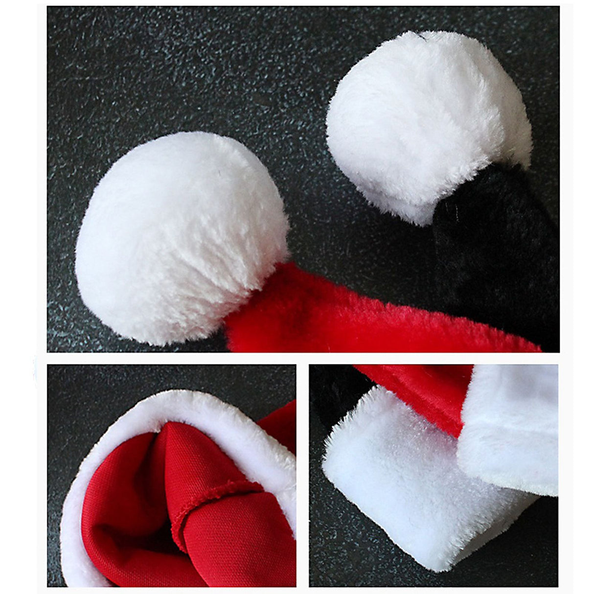 Children Adult Hat Thickened Plush Hat Christmas Hat Christmas Decoration Supplies