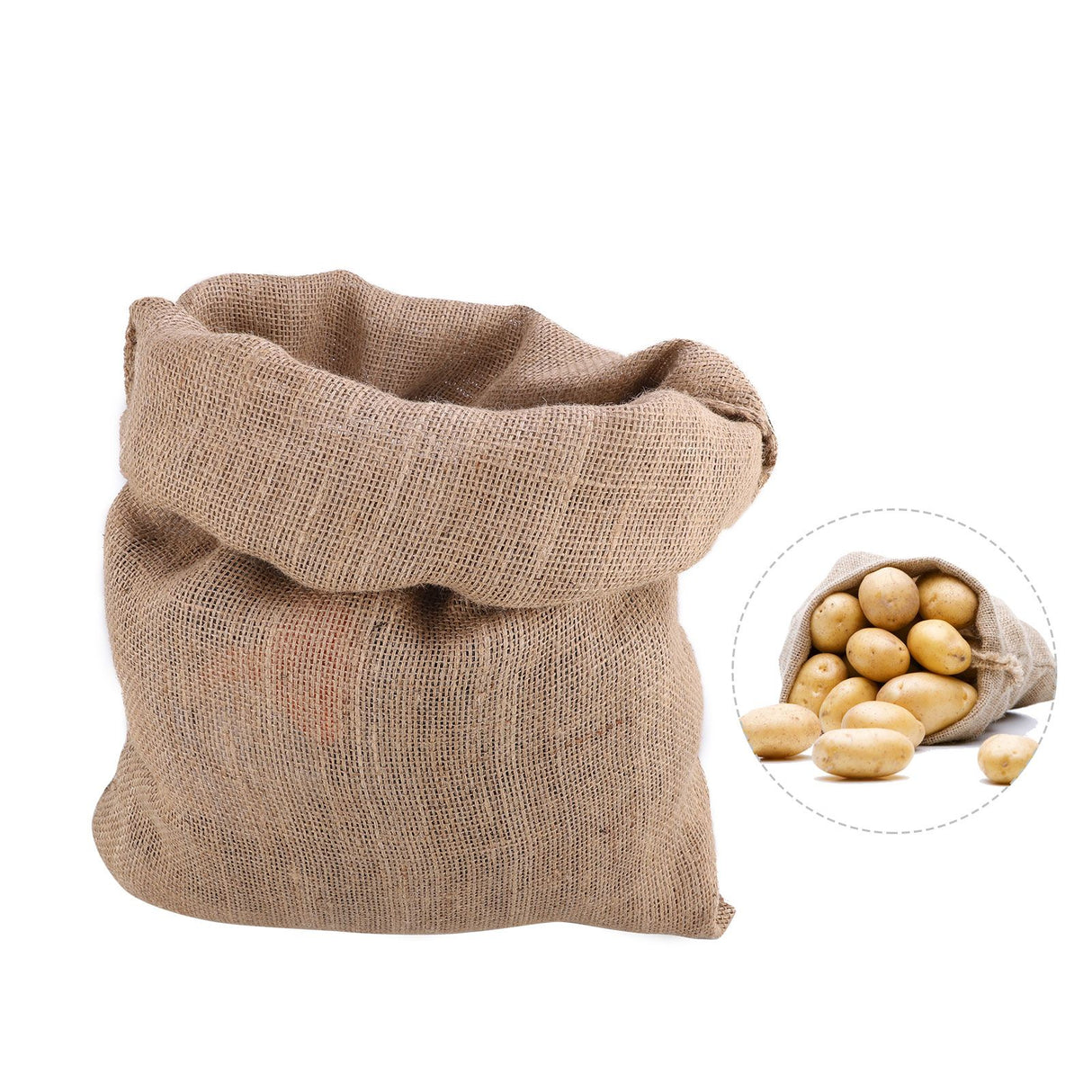 Large Capacity Coarse Hemp Storage Bags Potato Storage Bags Burlap Potato Bag
