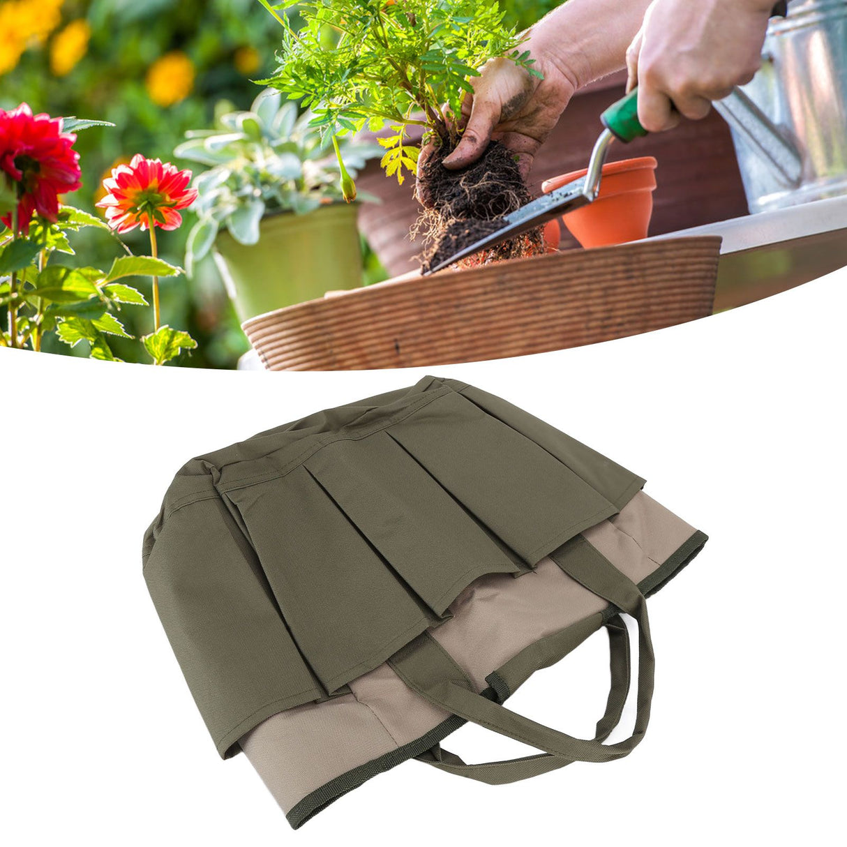 Garden Tools Storage Bag Large Capacity Portable Oxford Cloth Gardening Tool Bag