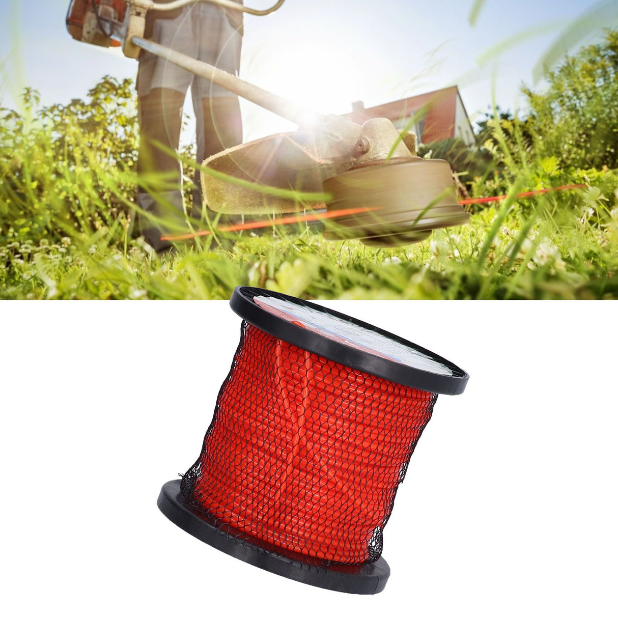 2.7mm Trimmer Line Round Nylon 1LB Round Heavy Duty Grass Cutting Trimmer Line for Lawn Garden