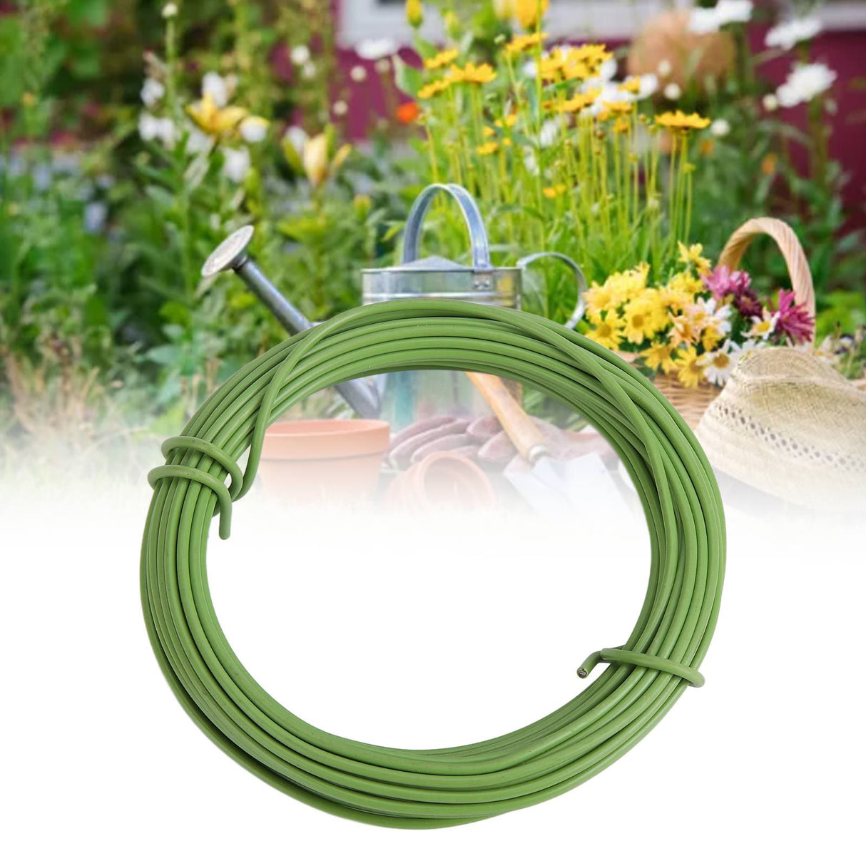 32.8ft Bonsai Wire Plastic Coated Flower Art Soft Iron Wire Handmade Diy Household Gardening Supplies