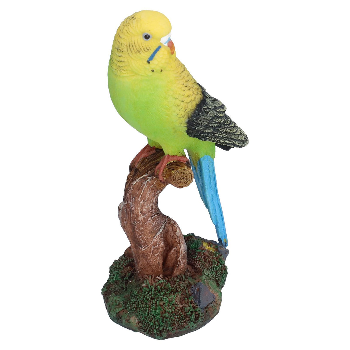 Resin Parrot Ornament Home Decorations Bonsai Small Bird Model Gift Resin Crafts Yellow