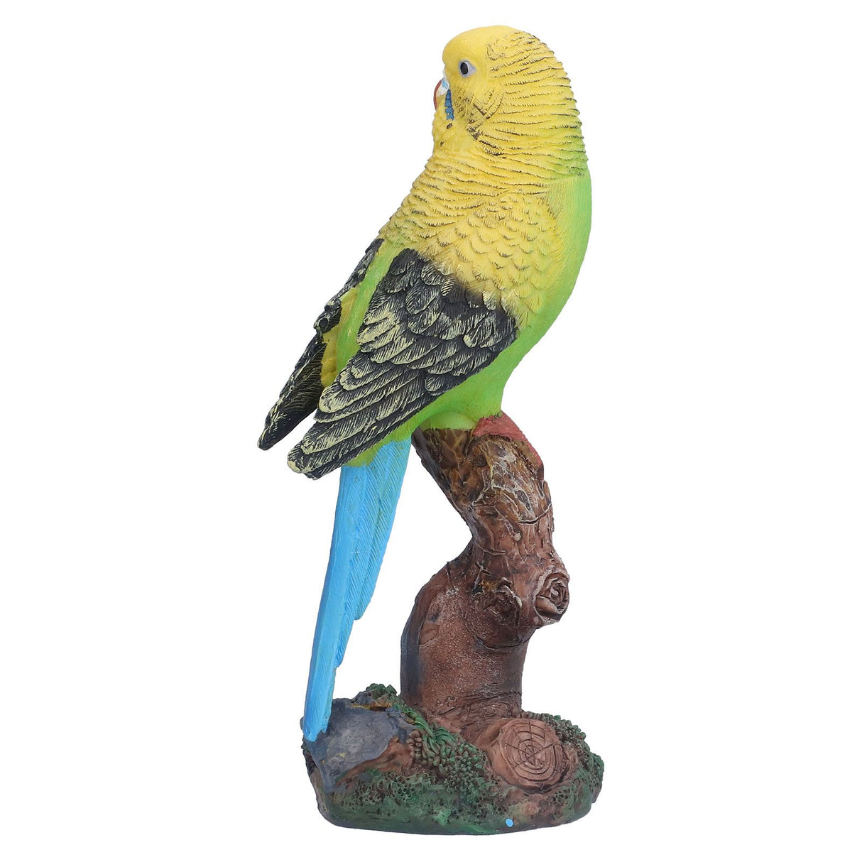 Resin Parrot Ornament Home Decorations Bonsai Small Bird Model Gift Resin Crafts Yellow
