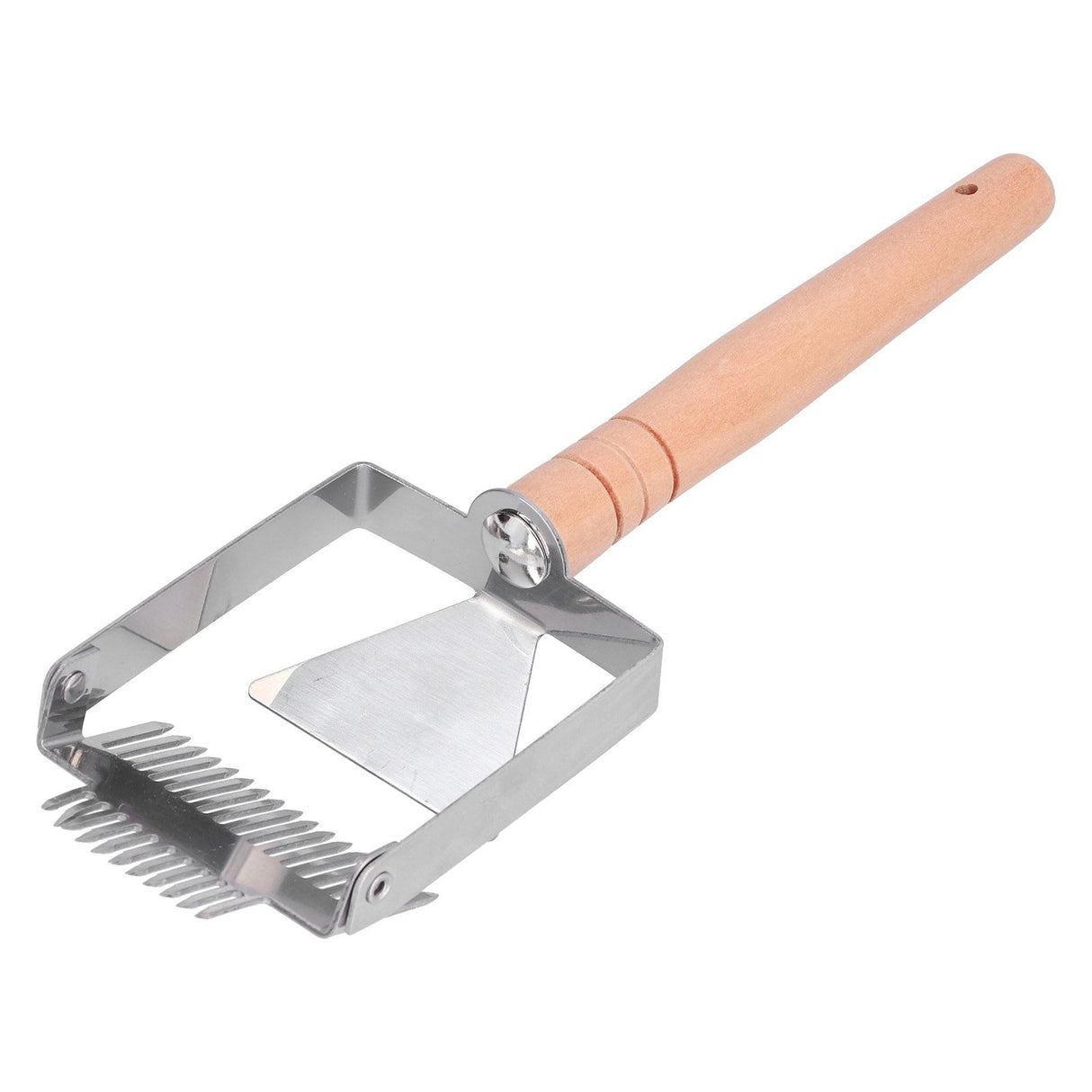 Uncapping Fork Double Head Honey Cutting Fork Scraper Beehive Tool Beekeeping ToolsWooden Handle