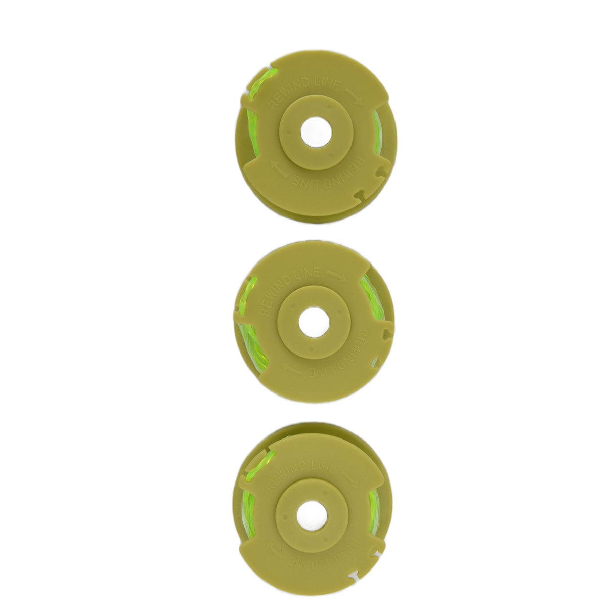 3Pcs Replacement Trimmer Line Spool Fit for Ryobi 0.08in 18V 24V 40V String Trimmer Parts