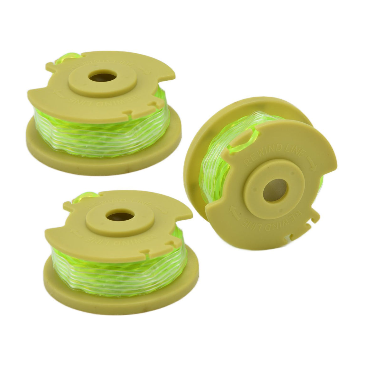 3Pcs Replacement Trimmer Line Spool Fit for Ryobi 0.08in 18V 24V 40V String Trimmer Parts