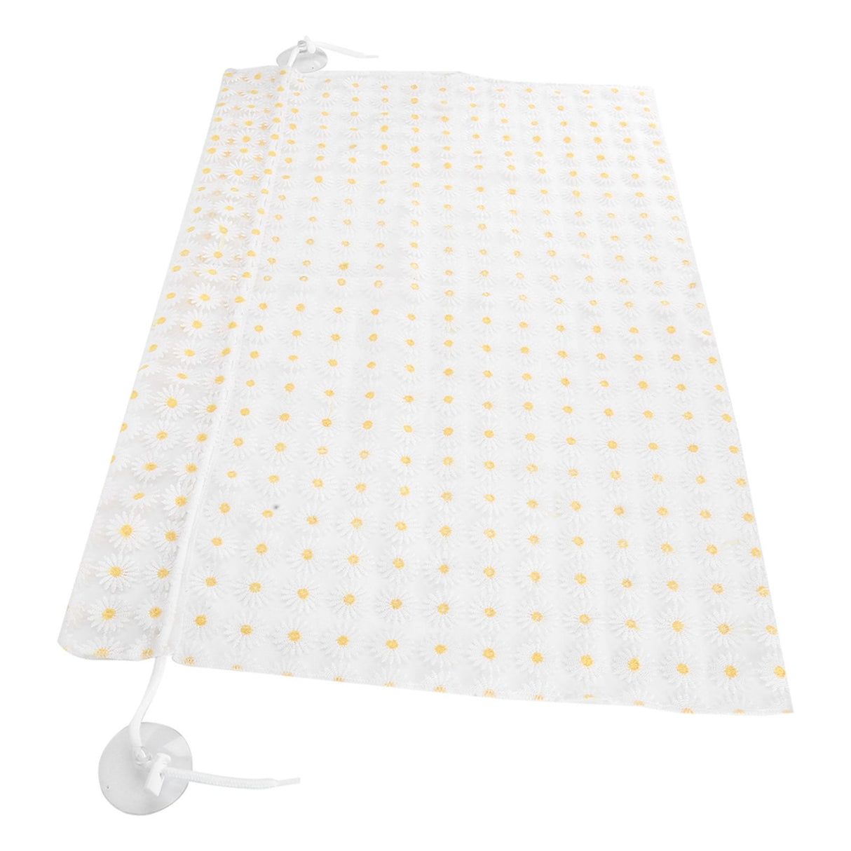 Daisy Car Curtain Lace Detachable Petal Embroidery Tulle Car Curtain Car Decorative Curtain