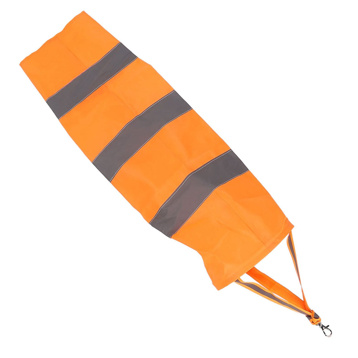Reflective Weather Windsock Wind Direction Indicator for Outdoor Airport Farm Garden Parks Orange100CM