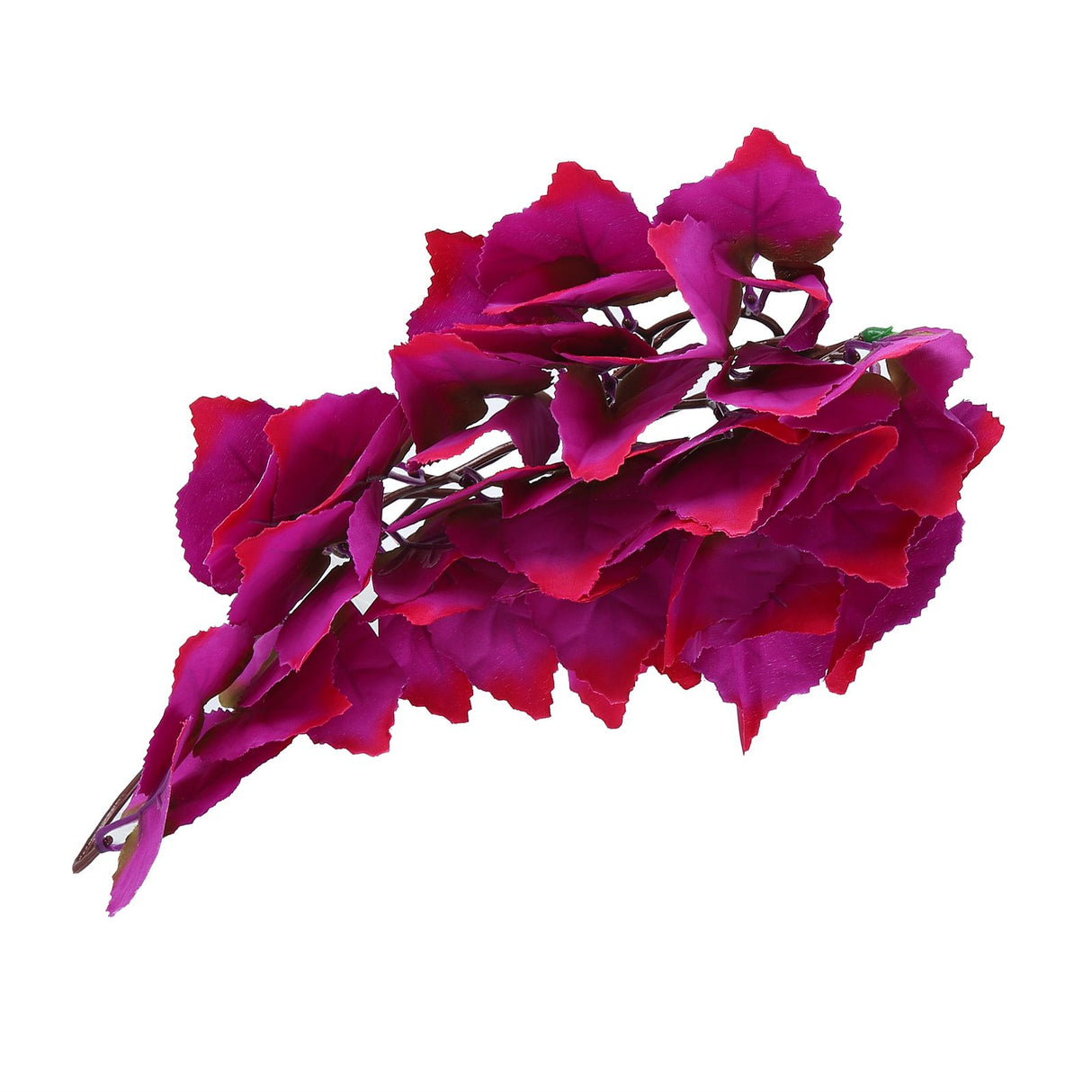 Artificial Reptile Plants Lifelike Plastic Plant Hanging Leaves Decoration with Suction Cup for Reptiles Terrarium Fish TankT-1034J1