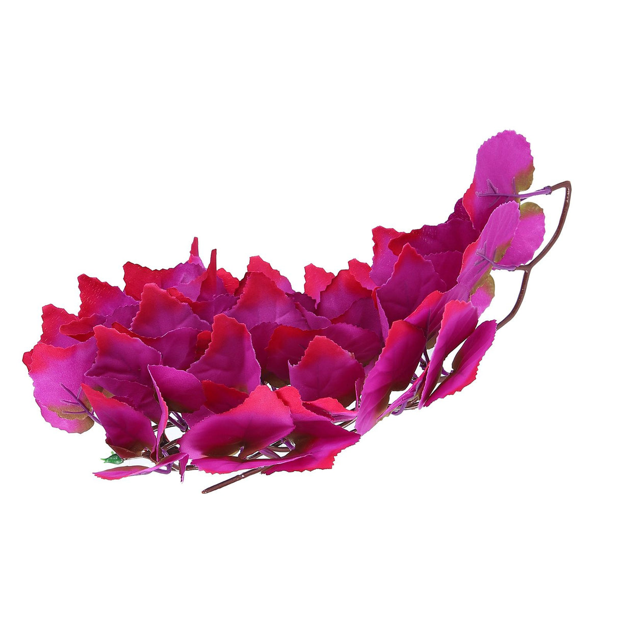 Artificial Reptile Plants Lifelike Plastic Plant Hanging Leaves Decoration with Suction Cup for Reptiles Terrarium Fish TankT-1034J1
