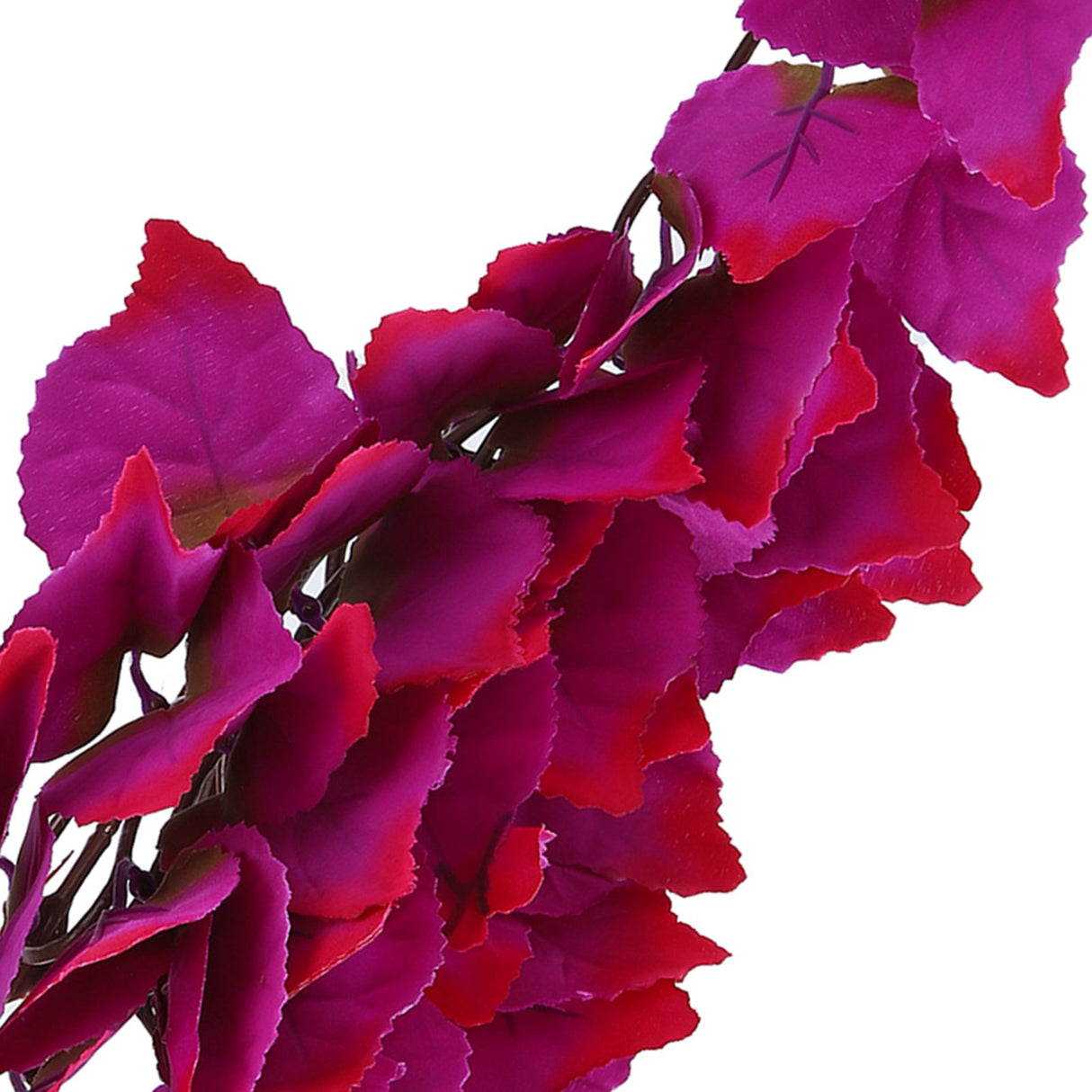 Artificial Reptile Plants Lifelike Plastic Plant Hanging Leaves Decoration with Suction Cup for Reptiles Terrarium Fish TankT-1034J1