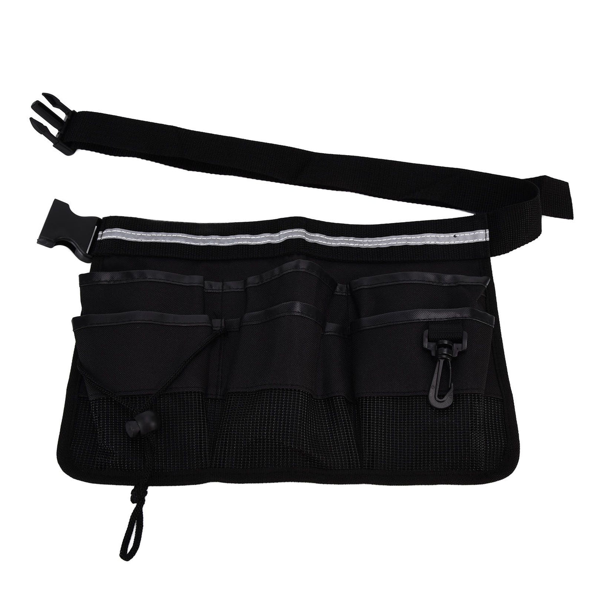Garden Tool Pocket Adjustable Portable Multi Pocket Design Tool Storage Bag for Storage Tools ItemsBlack
