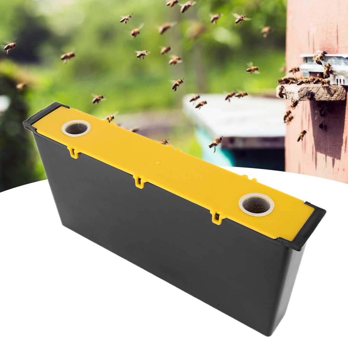 6L Plastic Frame Feeder Bee Syrup Water Food Feeder Bee Feeding Tools Beekeeping Supplies