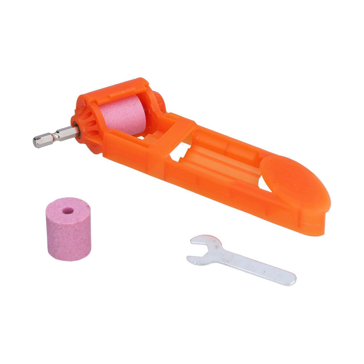 Drill Bit Sharpener Corundum Grinding Wheel Portable Sharpening Tool for Grinding Iron Drill Bits