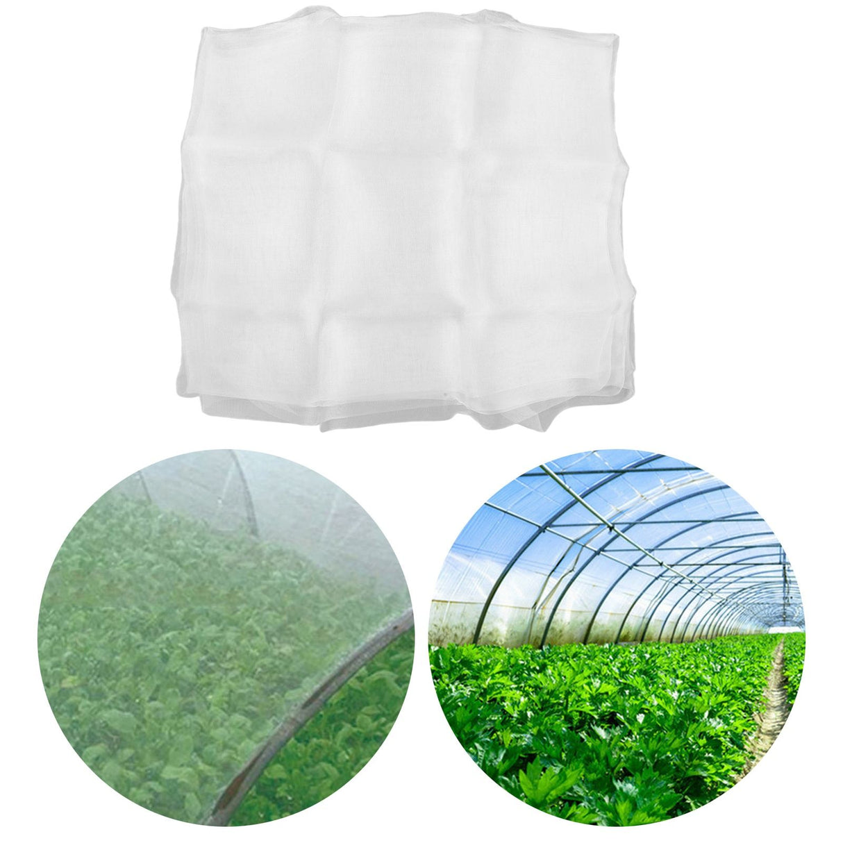 Fruit Vegetable Insect Proof Net 60 Mesh Thickened Agricultural Plant Cover for Garden Greenhouse2 X 10m