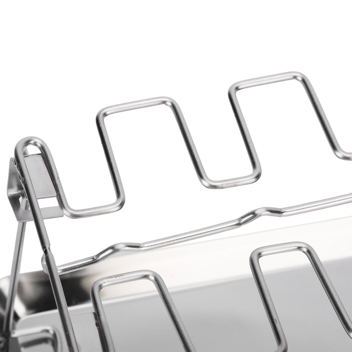 Chicken Wing Leg Rack with Bakeware Vertical Chicken Leg Grill for Barbecue Accessories