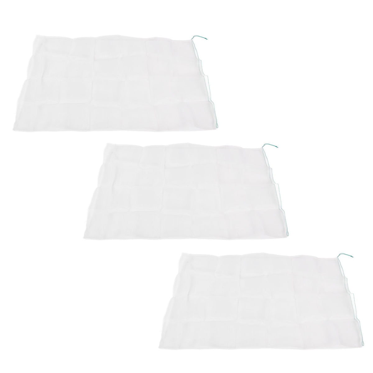 3Pcs Garden Plant Netting with Green Drawstring Potted Plant Fruit Tree Protector Insect Birds Prevention105x140cm / 41.3x55.1in