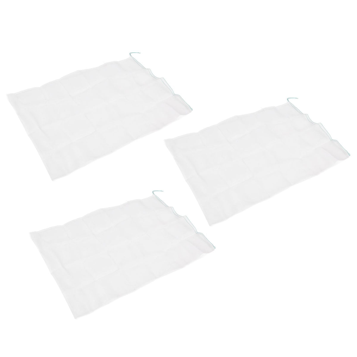 3Pcs Garden Plant Netting with Green Drawstring Potted Plant Fruit Tree Protector Insect Birds Prevention105x140cm / 41.3x55.1in