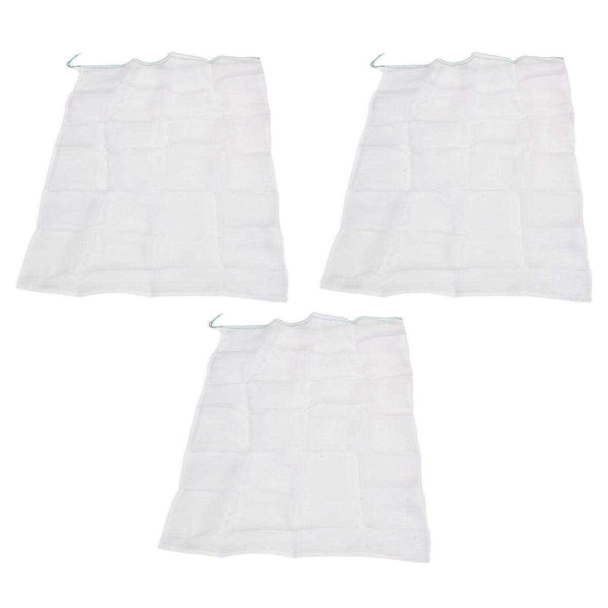3Pcs Garden Plant Netting with Green Drawstring Potted Plant Fruit Tree Protector Insect Birds Prevention105x140cm / 41.3x55.1in