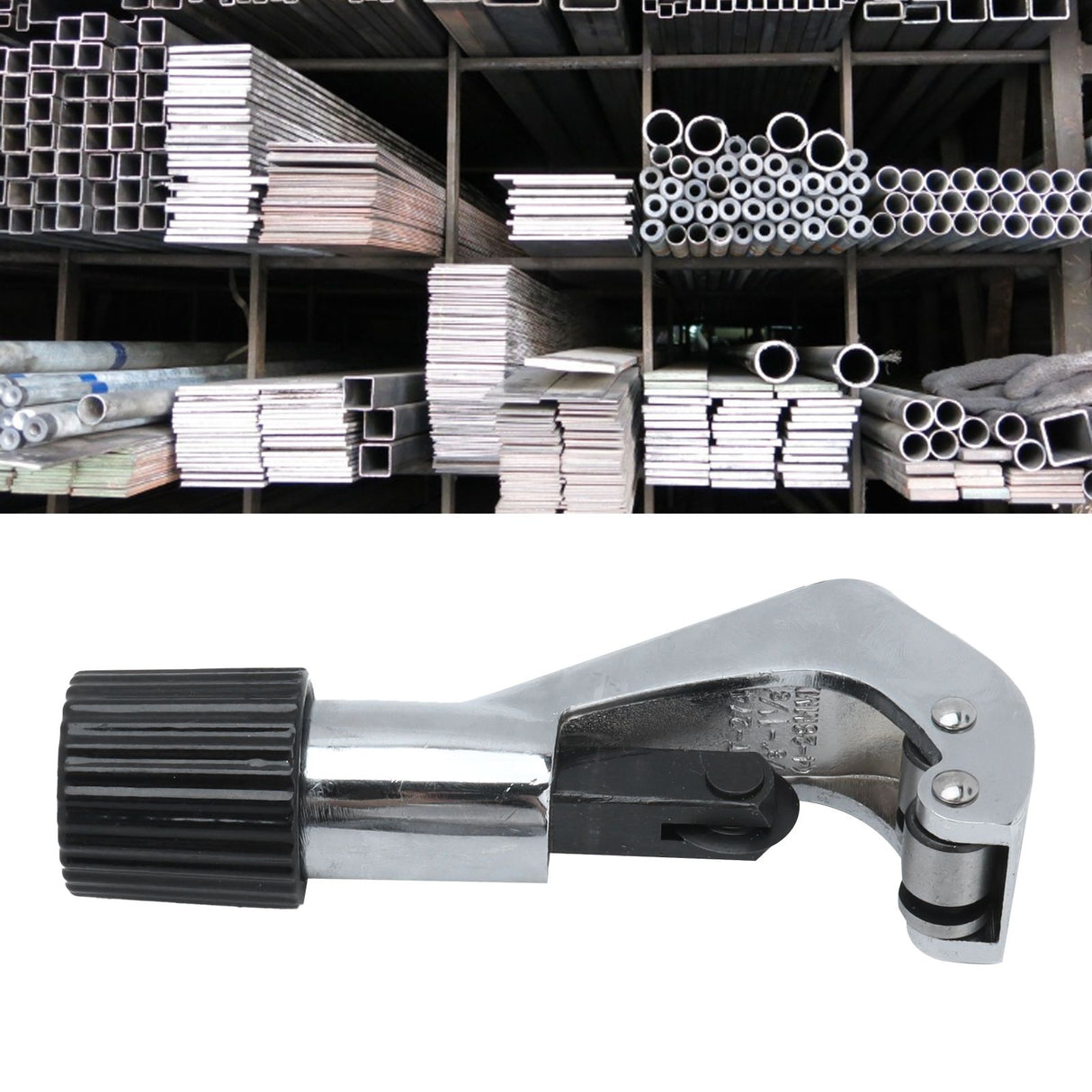 Pipe Cutter Aluminum Alloy Tubing Cutter 1/8in-1-1/8in Mini Tube Cutter for Metal, Stainless Steel and Copper Pipe