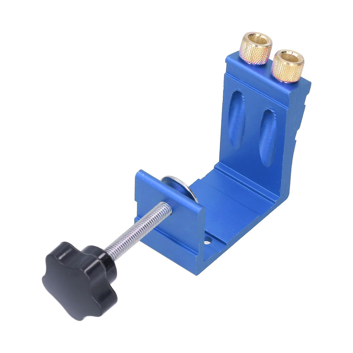 15° Oblique Hole Locator Positioner Woodworking Hole Jig Dowel Drill Kit Carpentry AccessoryBlue