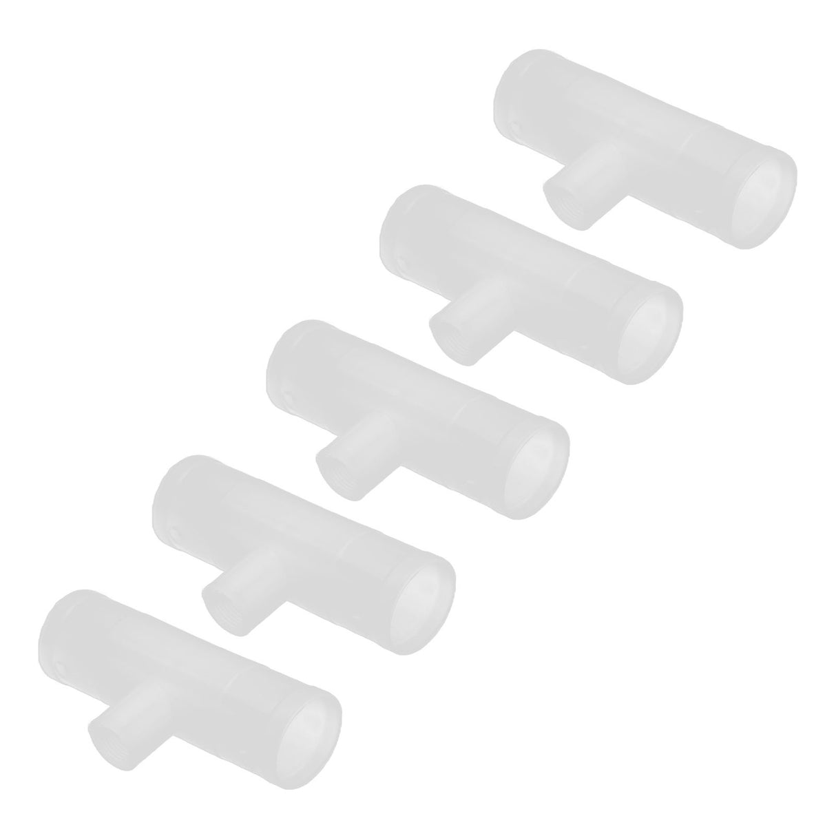 20Pcs Chicken Tee Tube Durable Leak Proof Drill Free Chicken Waterer Tee Fitting for Breeding IndustryG1/2 Tee Tube
