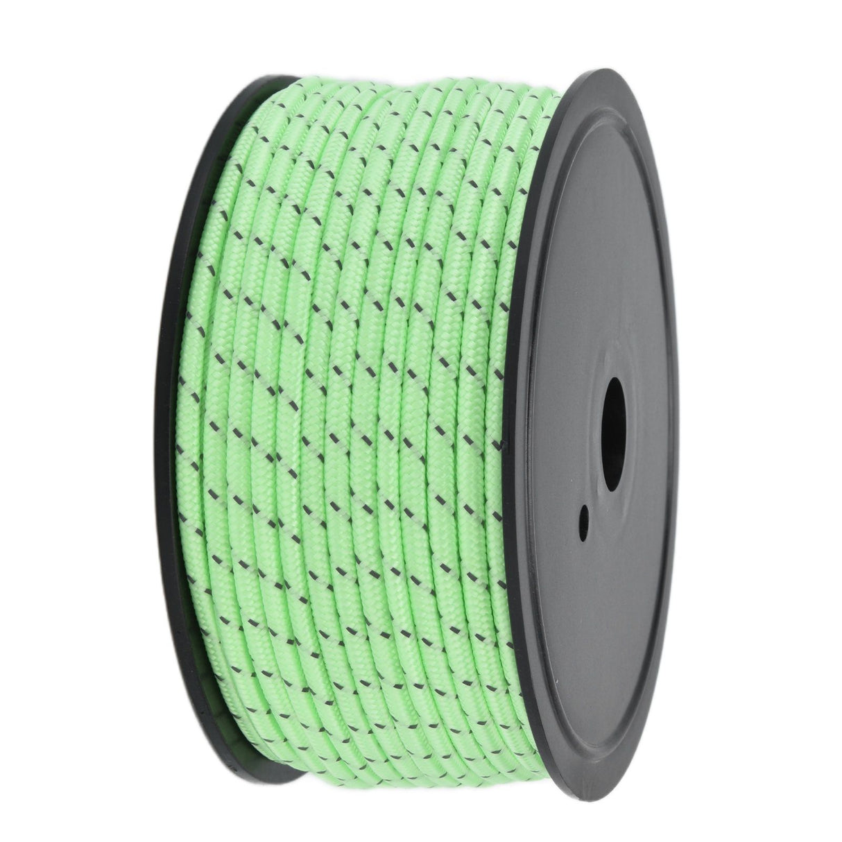 50m Reflective Nylon Rope 5mm Thickness Fluorescent Tent Canopy Rope Clothesline for Outdoor Camping
