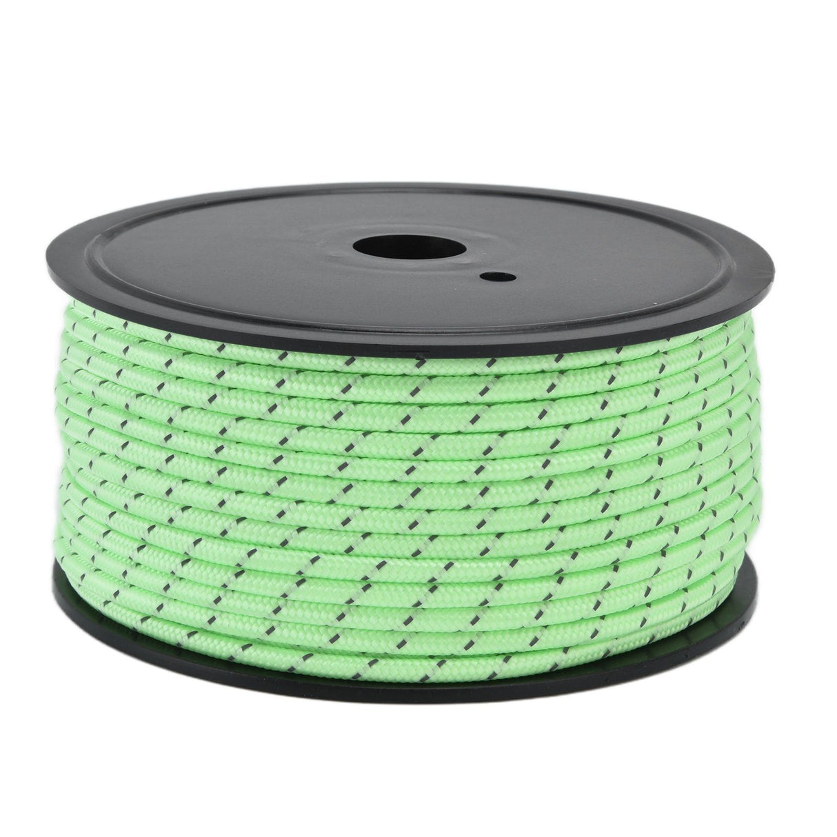 50m Reflective Nylon Rope 5mm Thickness Fluorescent Tent Canopy Rope Clothesline for Outdoor Camping