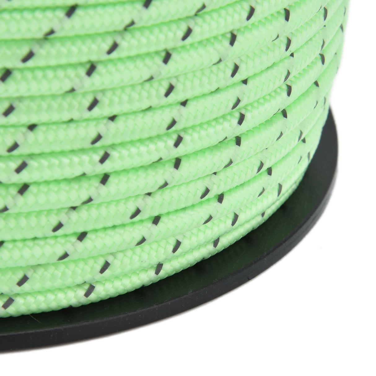 50m Reflective Nylon Rope 5mm Thickness Fluorescent Tent Canopy Rope Clothesline for Outdoor Camping