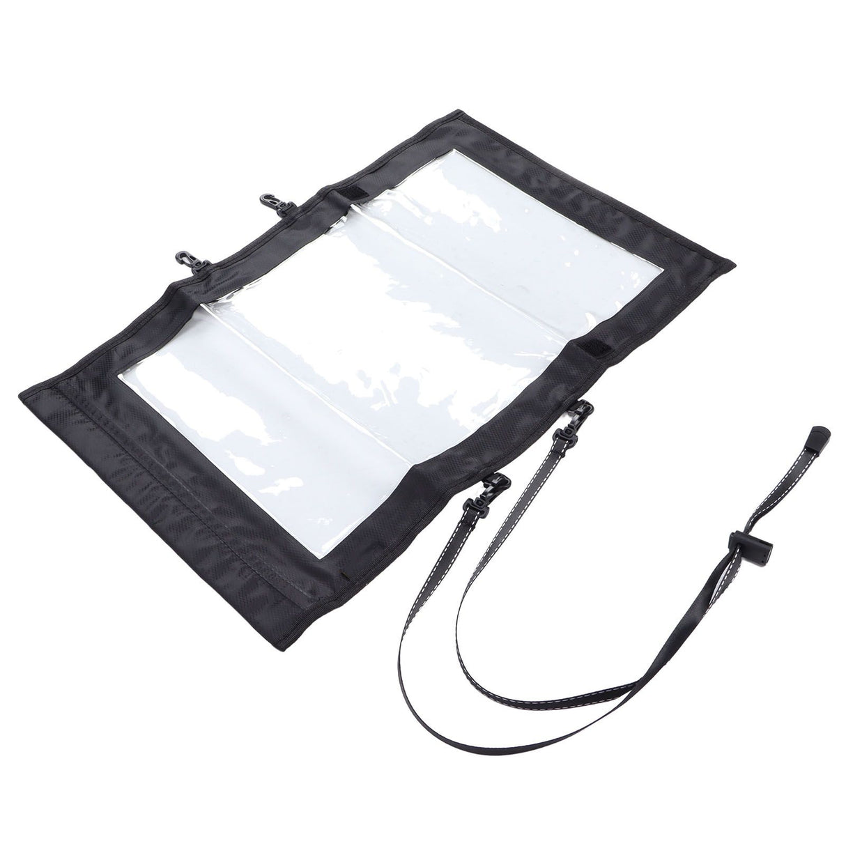 Transparent Map Storage Bag Waterproof Folding Storage Pouch for Outdoor Hiking Camping
