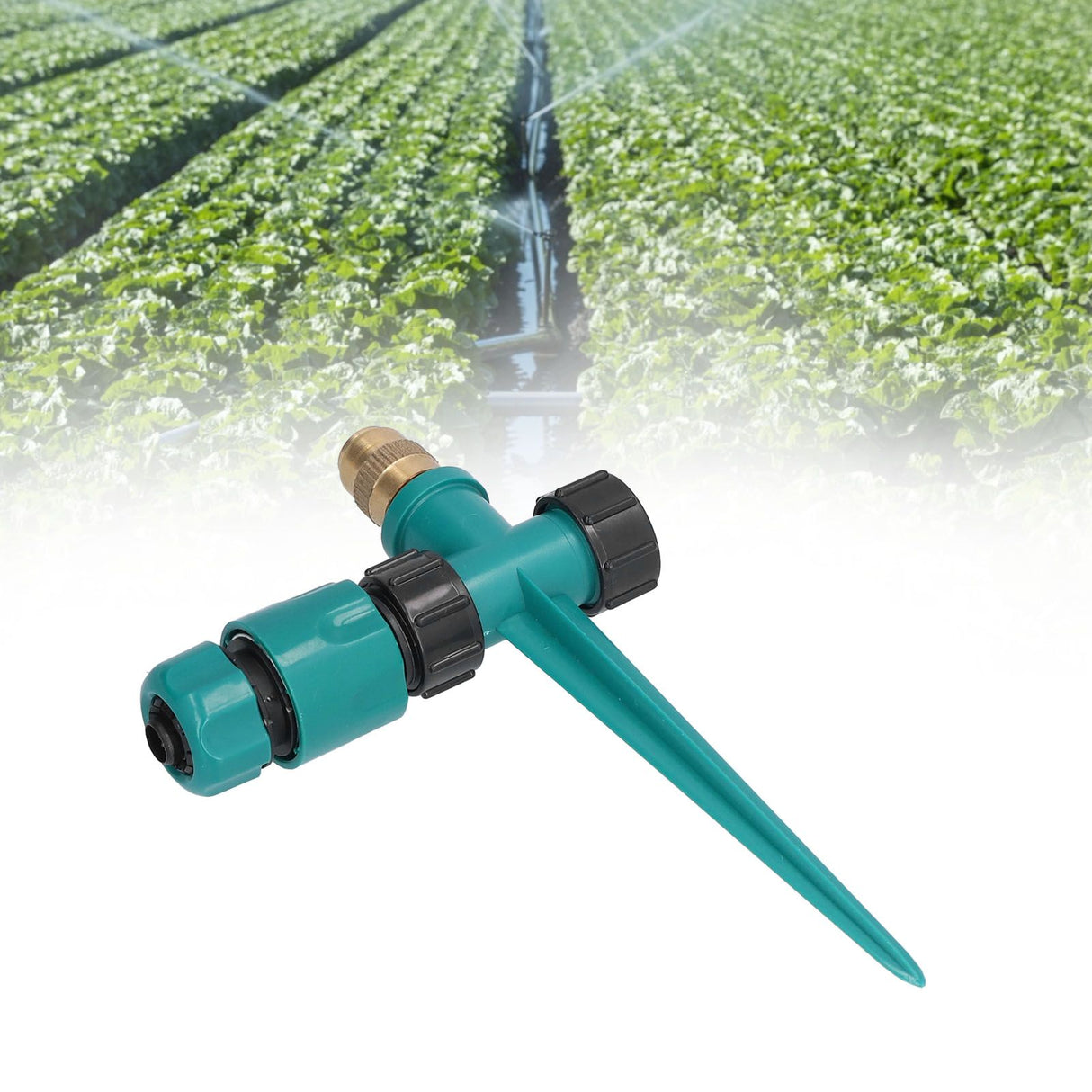 360 Degree Automatic Lawn Sprinkler Adjustable Plug in Irrigation Sprayer for Gardening Fruit Tree