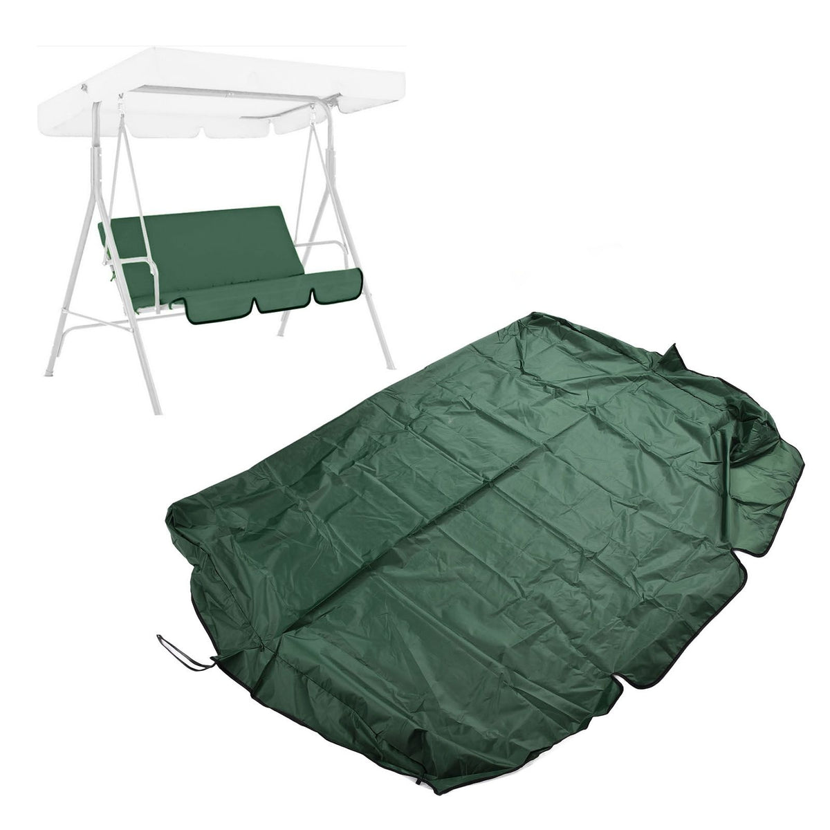 Gardening Swing Chair Cushion Waterproof Polyester Taffeta Swing Seat Cover for Yard