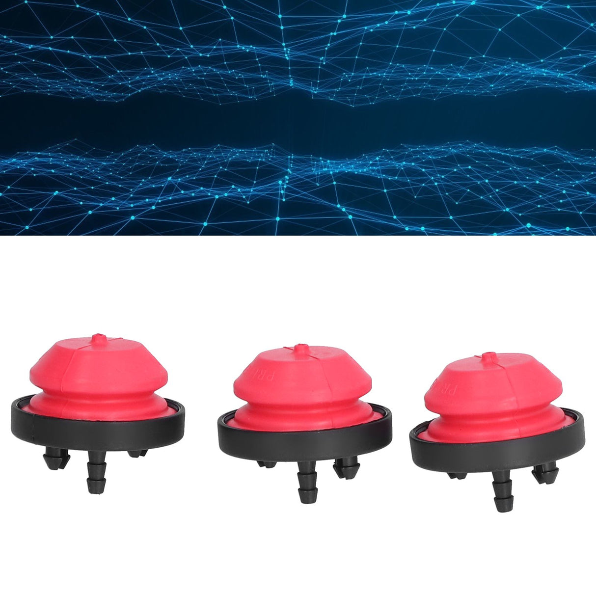 3Pcs Snow Blower Primer Bulb Replacement for Craftsman MTD Ryobi Yardman 751‑10639 951‑10639A