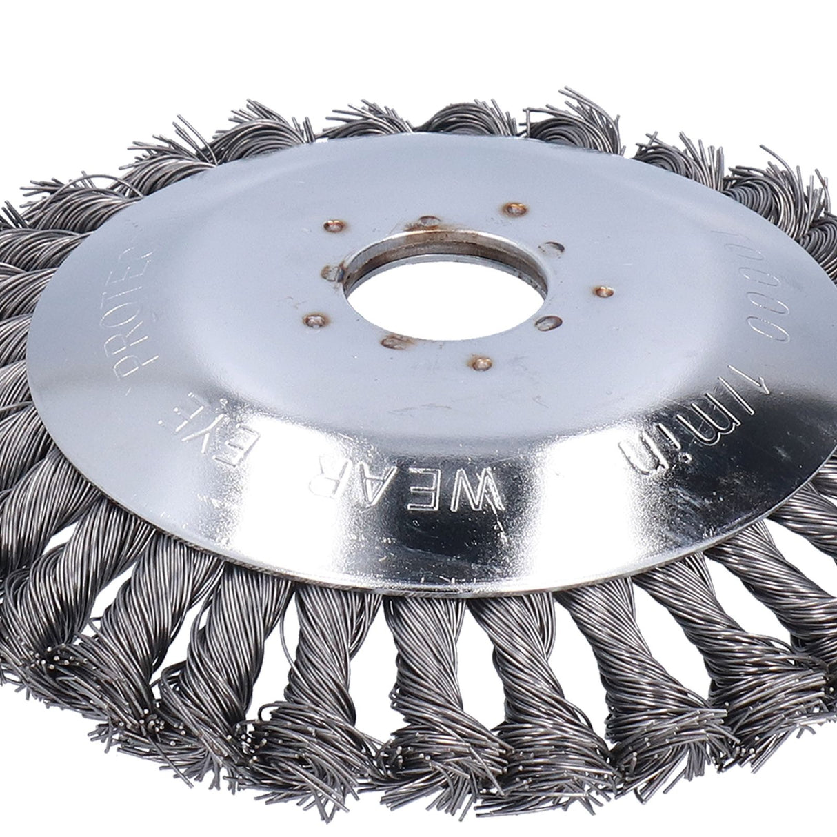 6in Steel Wire Trimmer Head Handheld Lawn Mower Cutting Head Replacement with Protective Cover