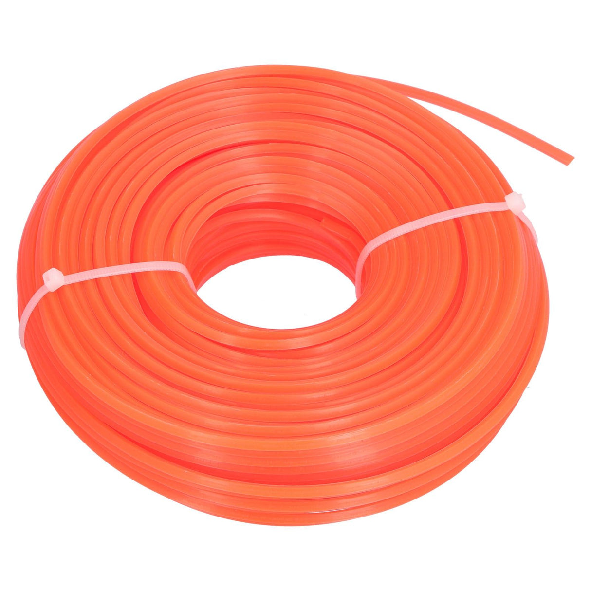 String Trimmer Replacement Line High Flexibility Easily Install Use Wear Resistant Mowing Nylon Trimmer Rope for MowersRed 2.4 Quadrate