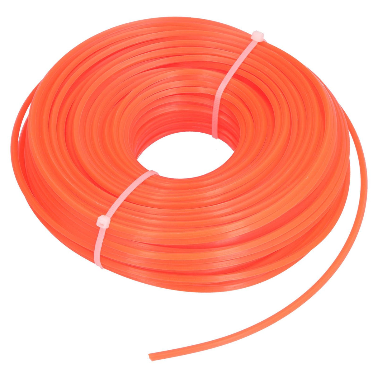 String Trimmer Replacement Line High Flexibility Easily Install Use Wear Resistant Mowing Nylon Trimmer Rope for MowersRed 2.4 Quadrate