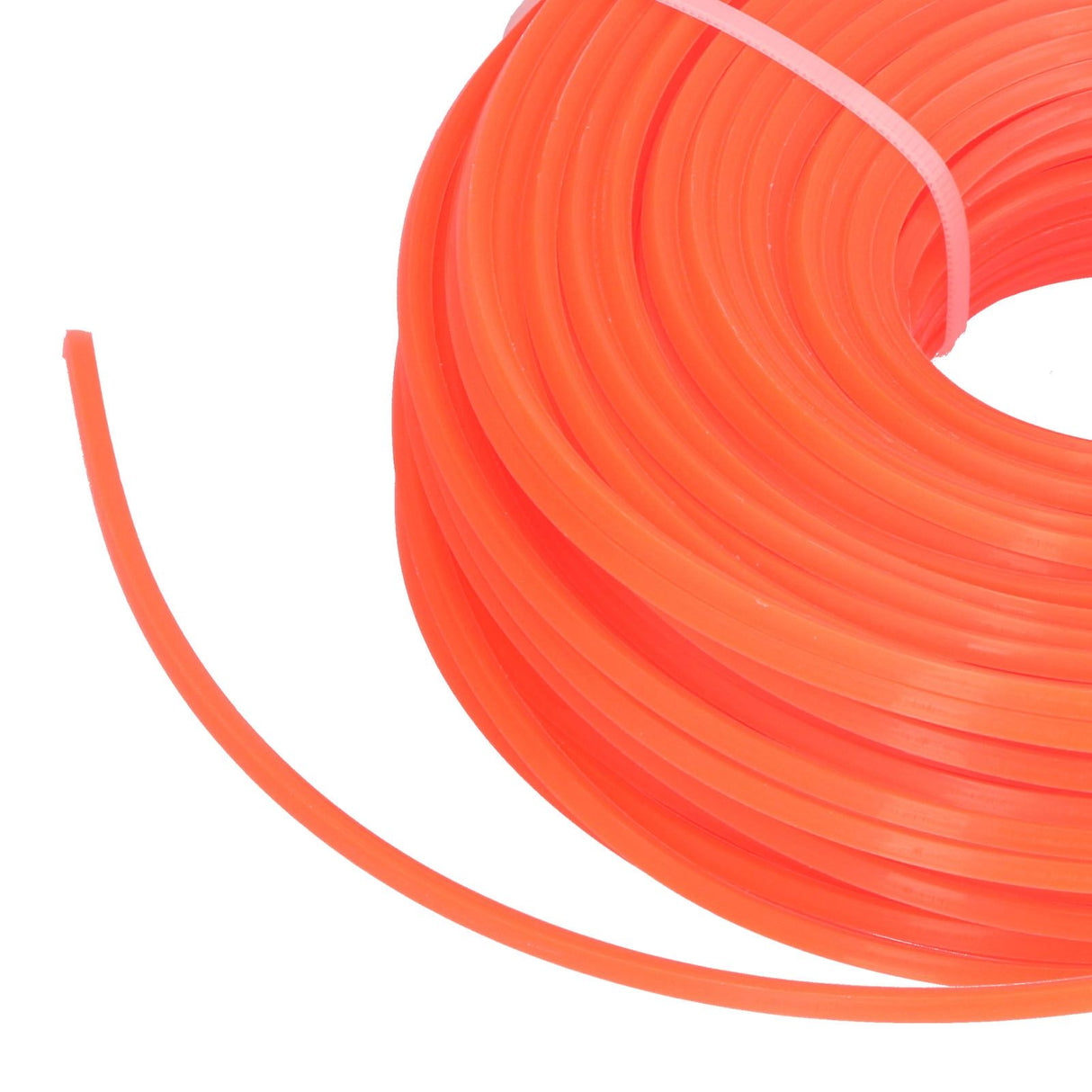 String Trimmer Replacement Line High Flexibility Easily Install Use Wear Resistant Mowing Nylon Trimmer Rope for MowersRed 2.4 Quadrate