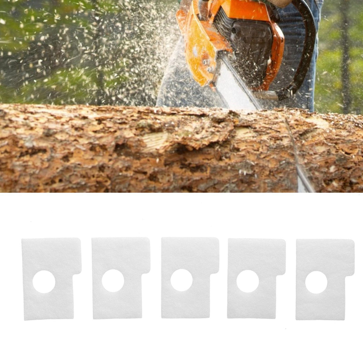 5Pcs Air Filter Cotton 1130 124 08 1130 124 0800 Fit for STIHL Ms170 Ms180 017 018 Chain Saw