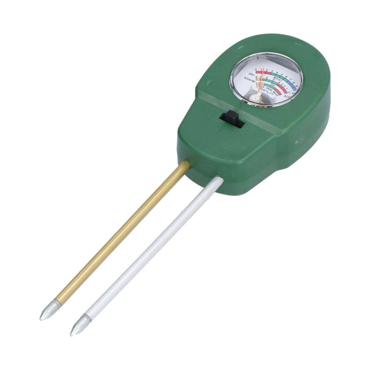 3 In 1 Soil Moisture Meter 2 Needles Adjustable PH Value Fertility Soil Test Tool for Garden Courtyard Outdoor