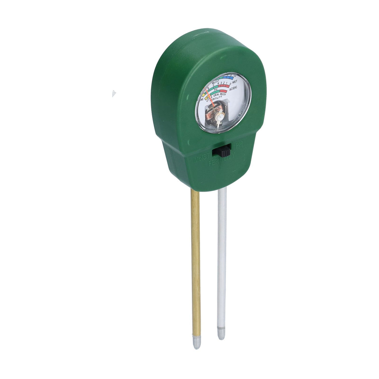 3 In 1 Soil Moisture Meter 2 Needles Adjustable PH Value Fertility Soil Test Tool for Garden Courtyard Outdoor