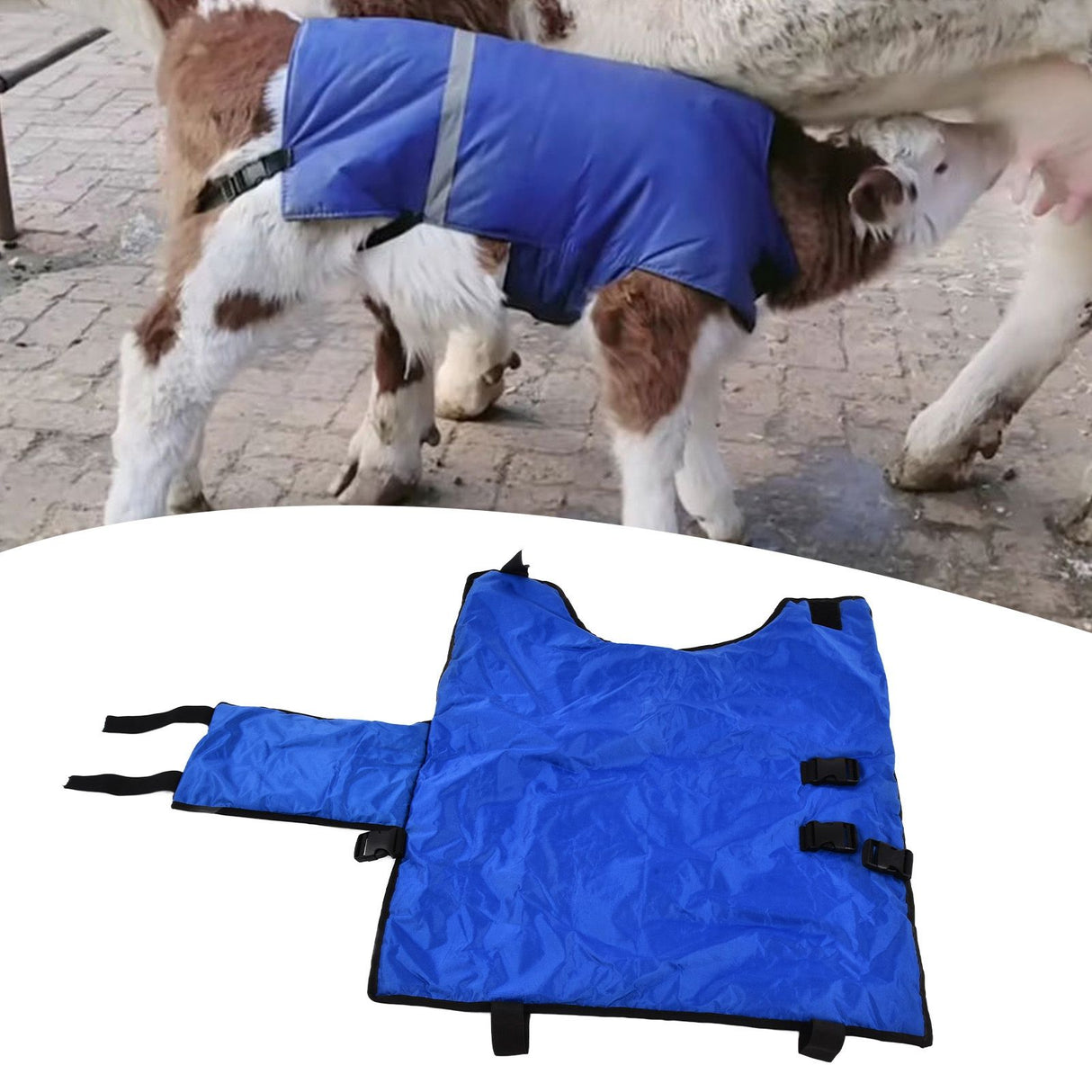 Livestock Calf Warm Clothing Waterproof Cold Proof Cow Vest for Little Cattle Farm Animals Breeding Tools