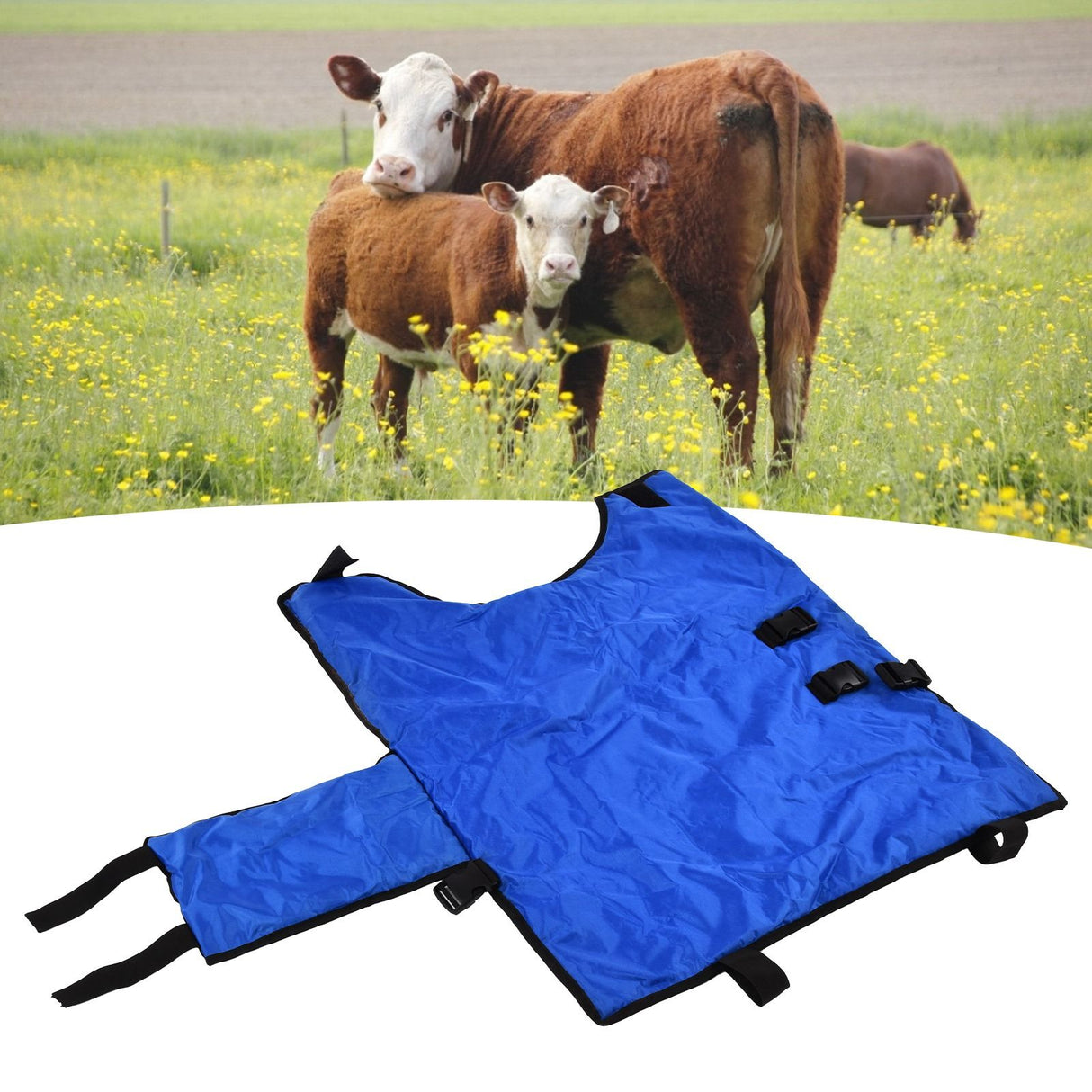 Livestock Calf Warm Clothing Waterproof Cold Proof Cow Vest for Little Cattle Farm Animals Breeding Tools