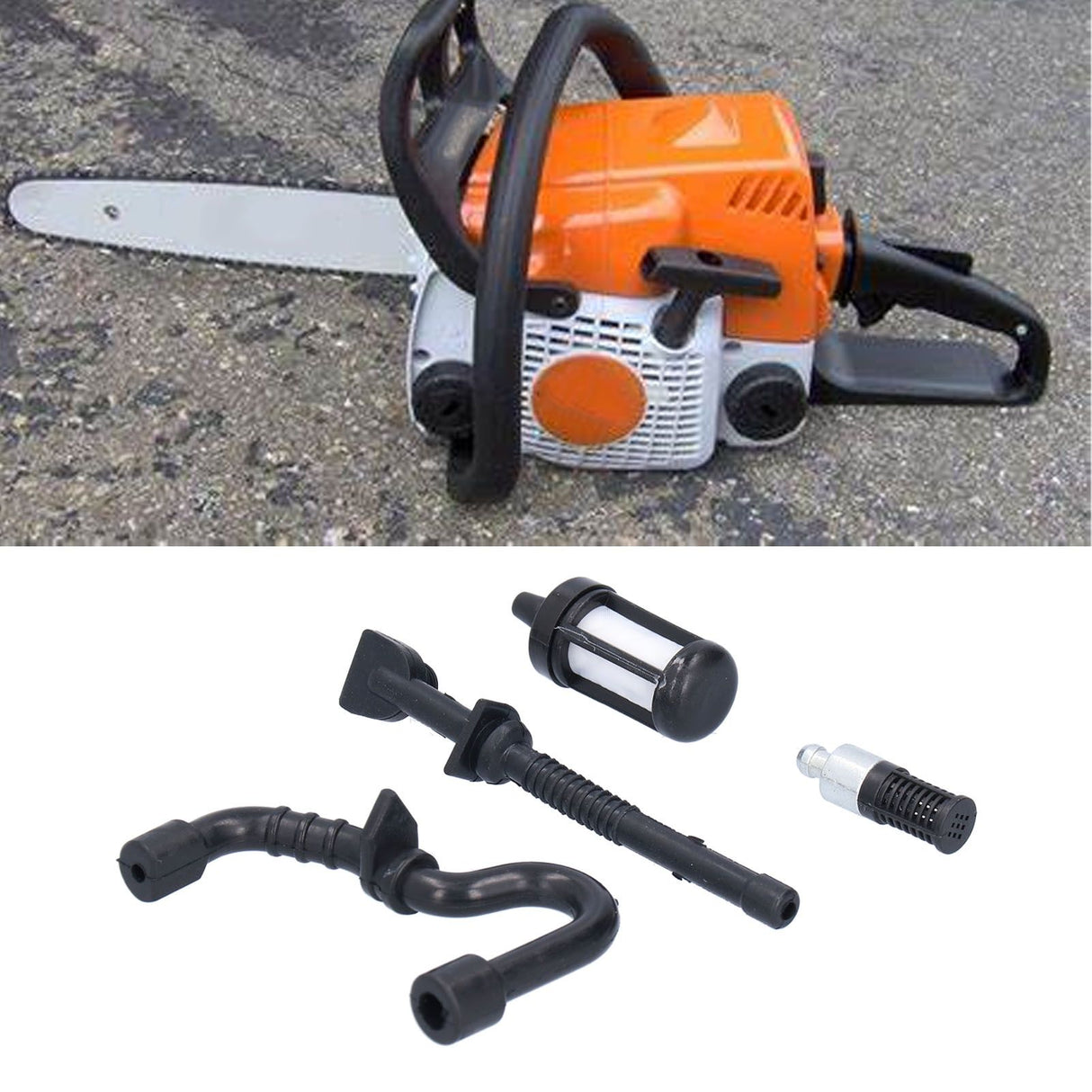 For STIHL Chainsaws Fuel Filter Fuel Filter with Hose Tube for STIHL 017 018 MS170 MS180 Chainsaws