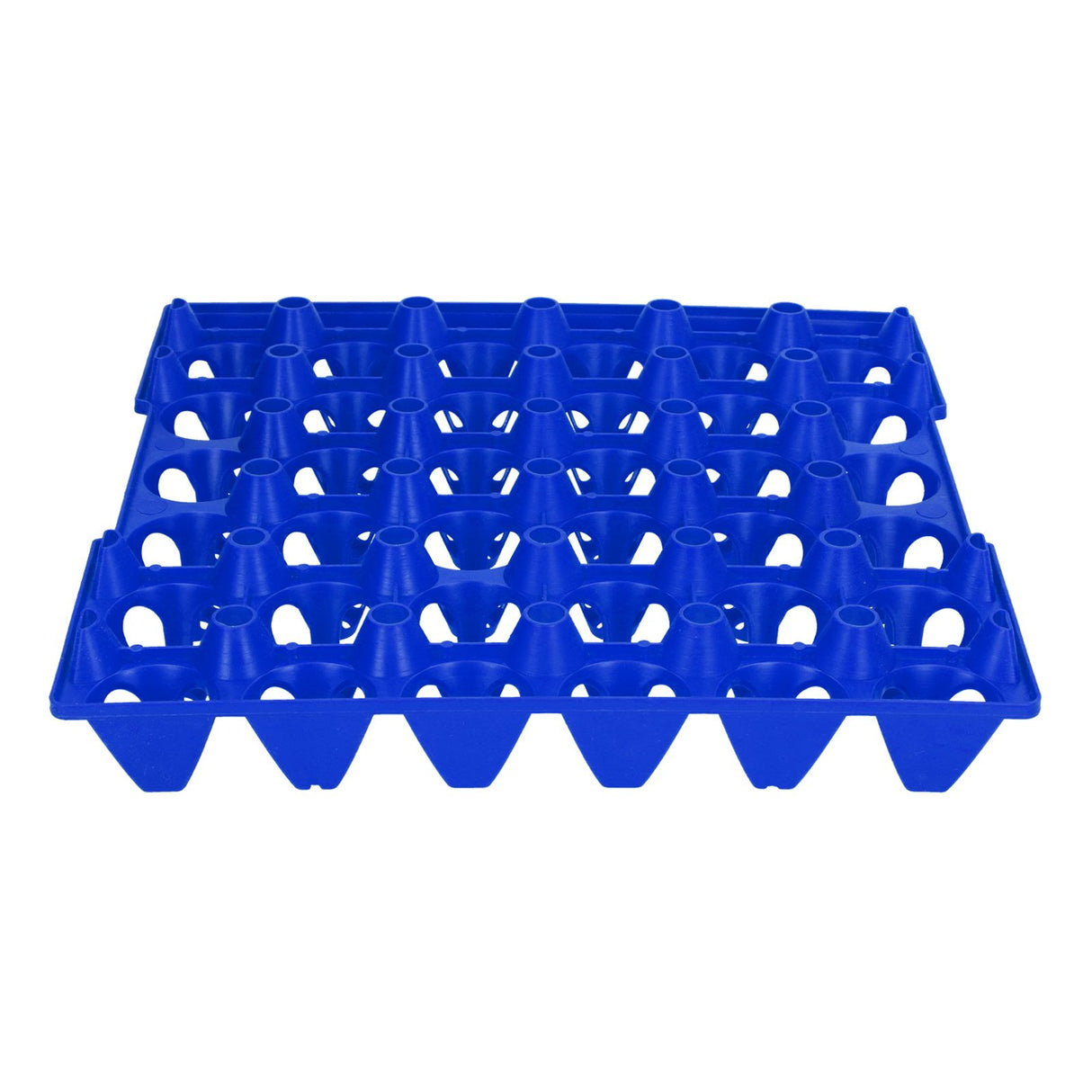 5PCS Plastic Egg Flats 30 Cell Egg Crates Holder Tray for Storage Transportation Home Farm SuppliesBlue