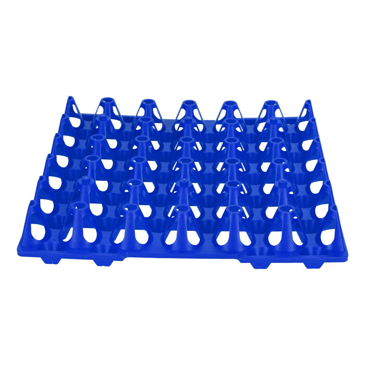 5PCS Plastic Egg Flats 30 Cell Egg Crates Holder Tray for Storage Transportation Home Farm SuppliesBlue