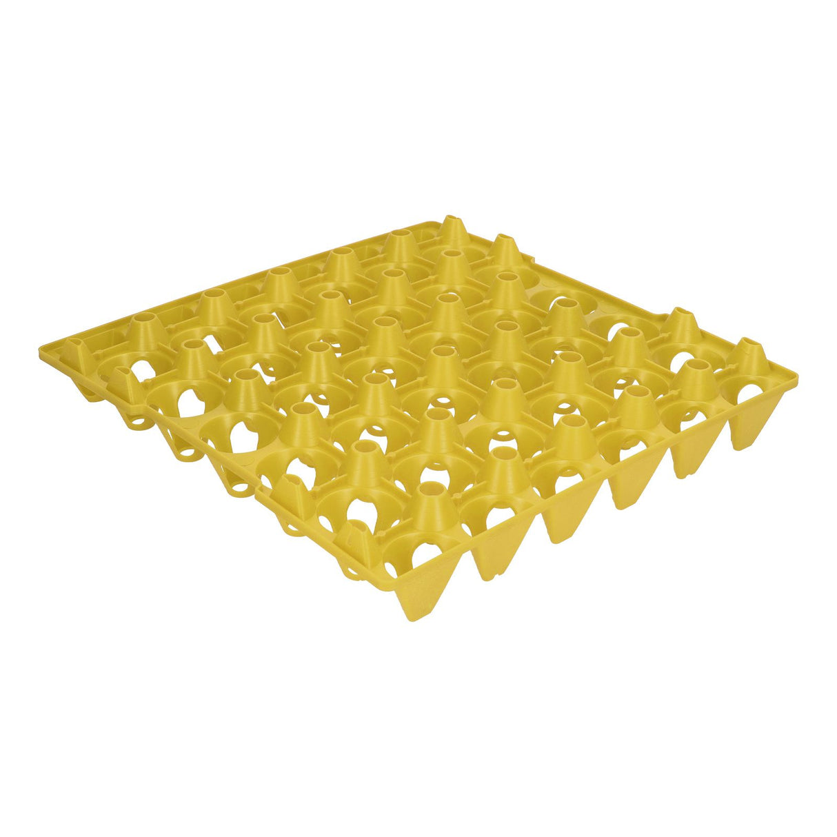 5PCS Plastic Egg Flats 30 Cell Egg Crates Holder Tray for Storage Transportation Home Farm SuppliesYellow