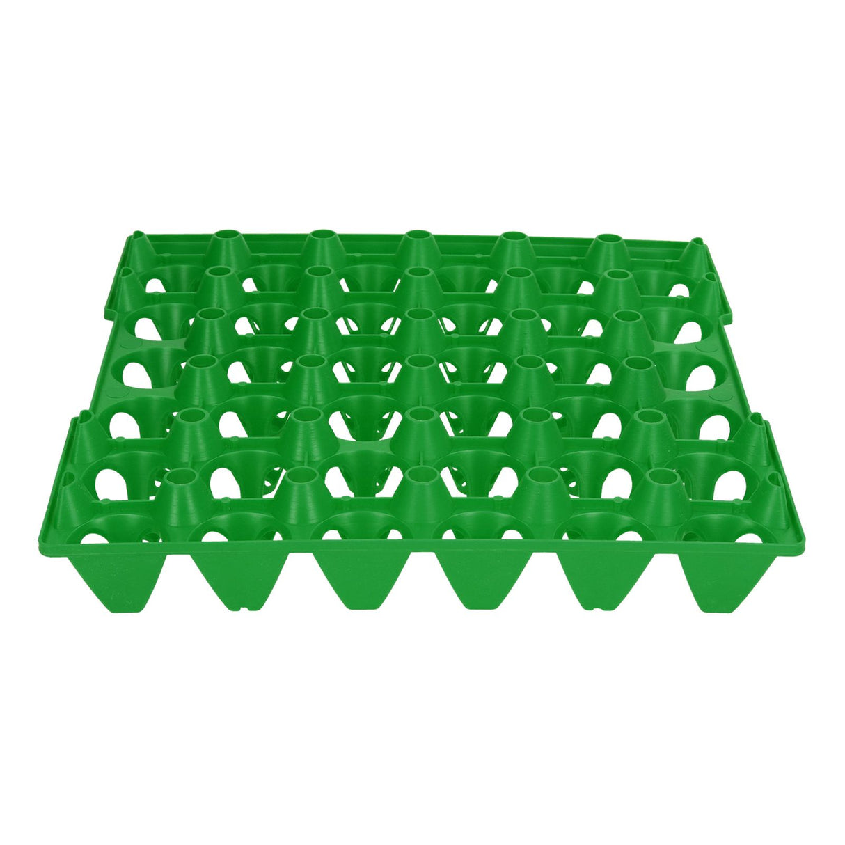 5PCS Plastic Egg Flats 30 Cell Egg Crates Holder Tray for Storage Transportation Home Farm SuppliesGreen