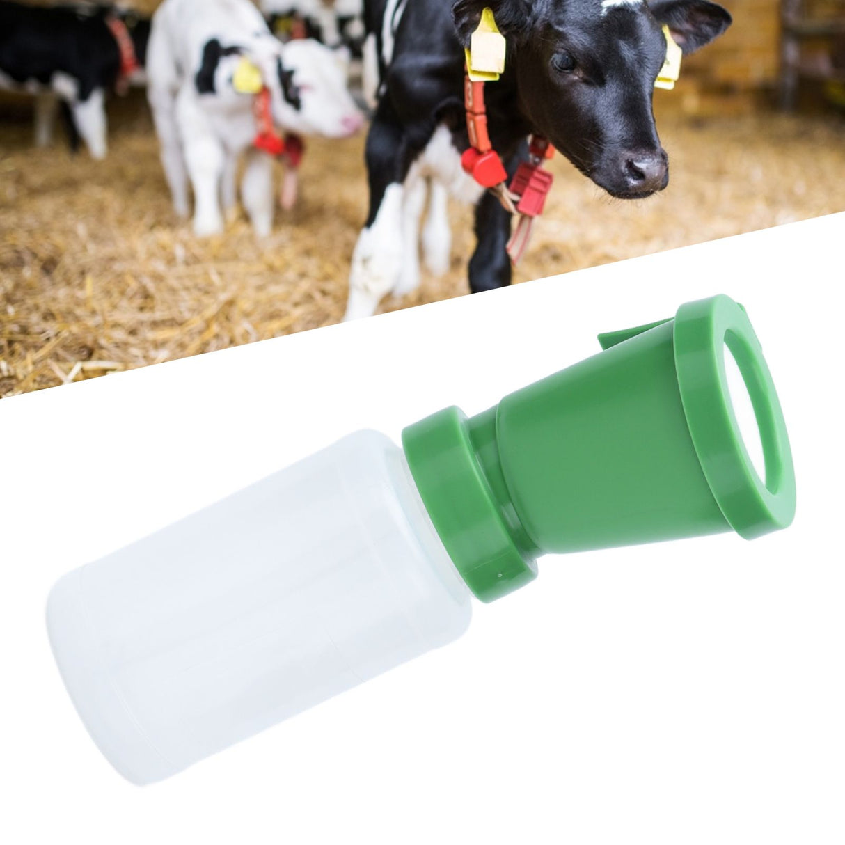 Teat Dip Cup Non Reflow Nipple Dip Cup Green Prevent Infection Teat Cleaning Cup for Cow Sheep Goat
